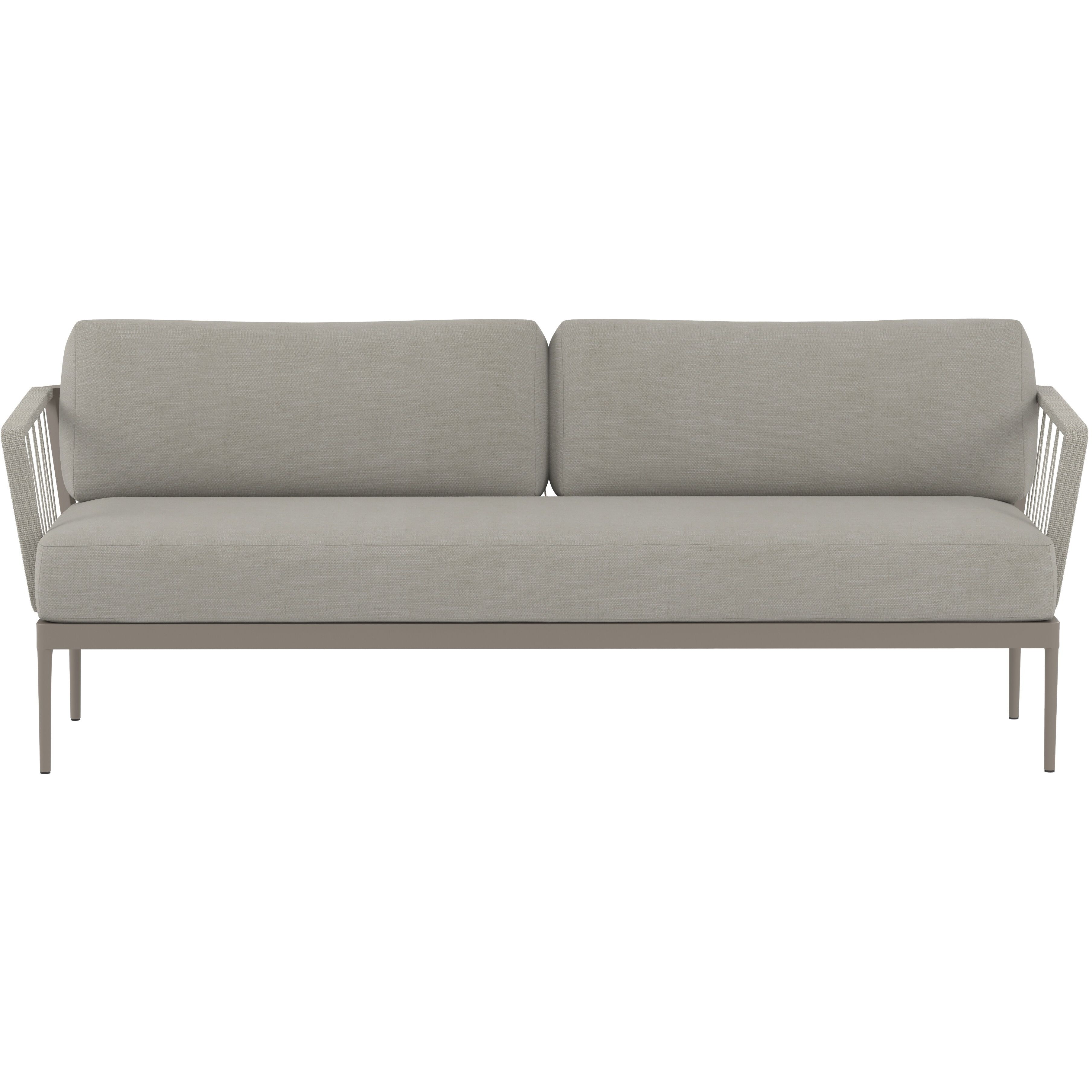 Catania Grey / Palazzo Taupe Outdoor Sofa